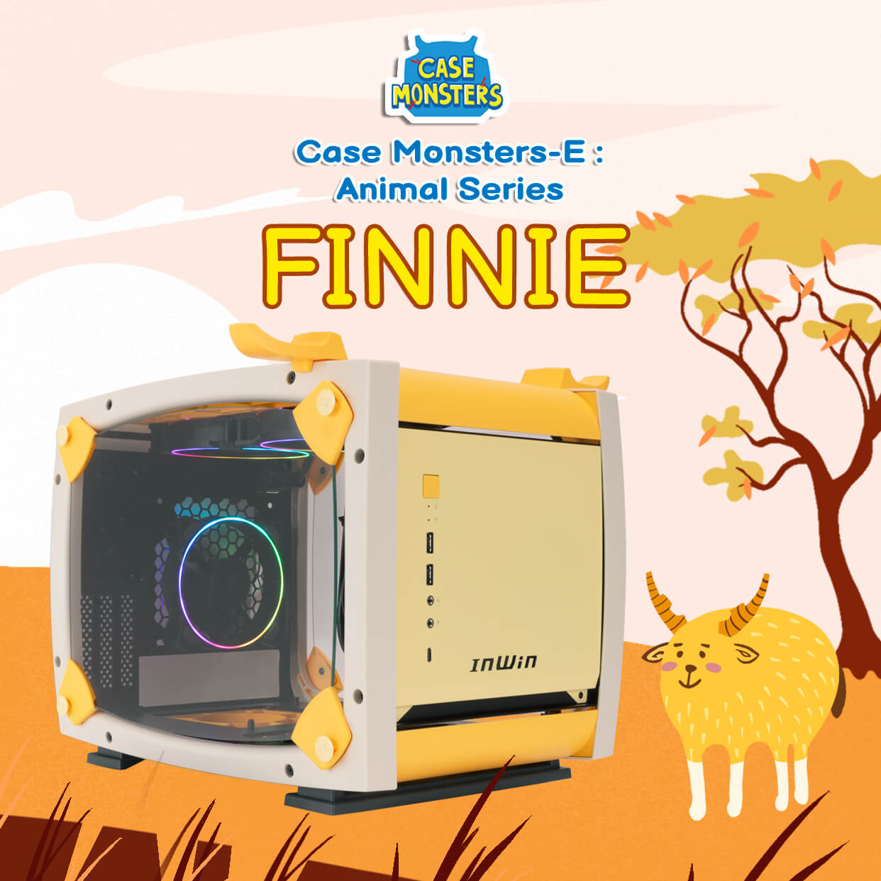 Case Monsters-E: Animal Series - FINNIE